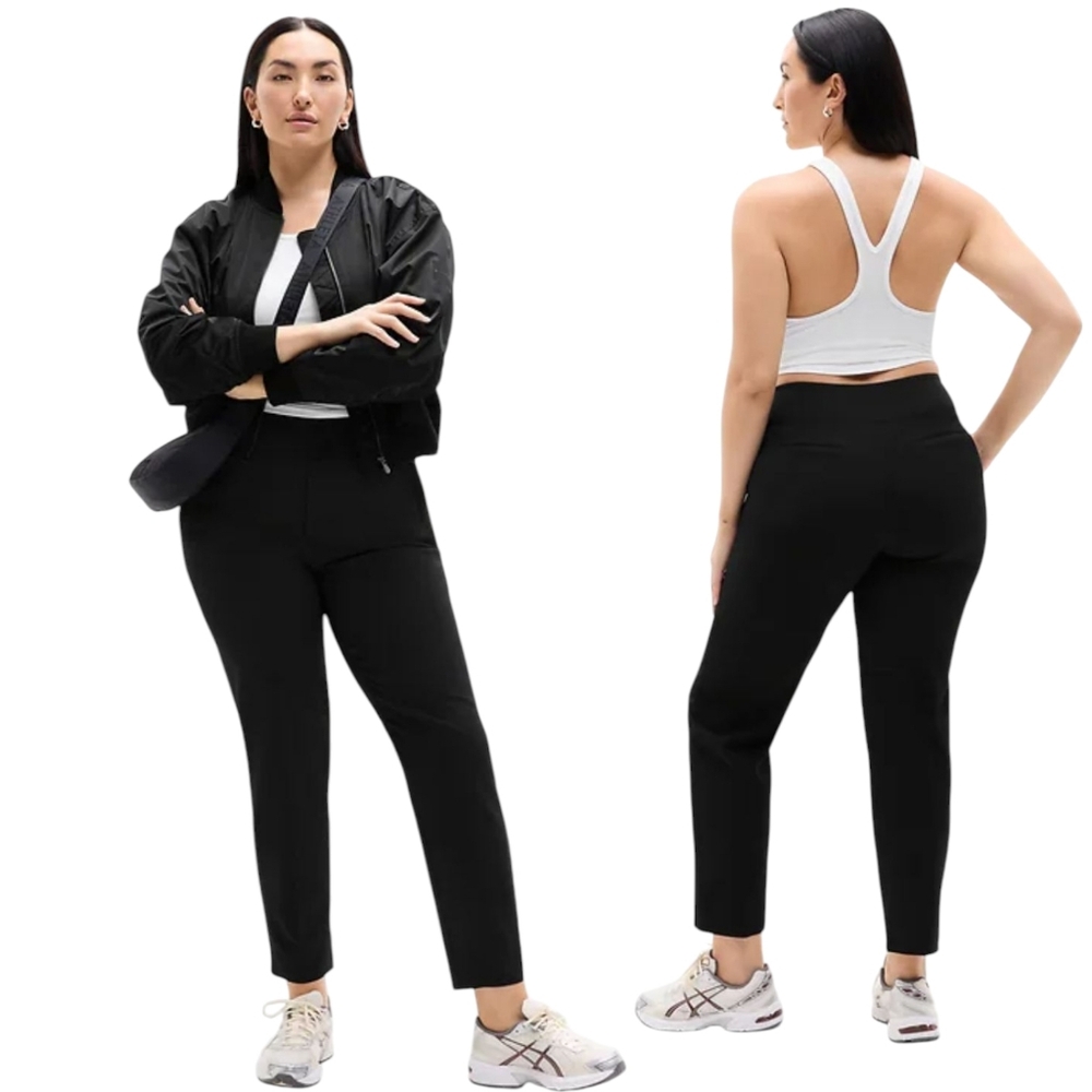 Athleta Endless High Rise Black Ankle Pants